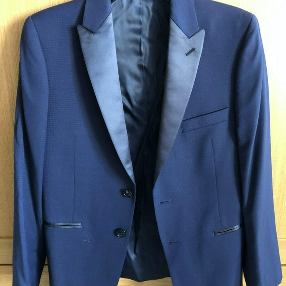 Michael Kors Navy Blazer Boys 16R Bloomingdales - Picture 1 of 5